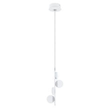 B2B Spec 203393A - 4 LT Integrated LED Mini Pendant w/ White & Chrome Finish