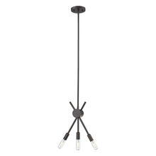 B2B Spec 203481A - 3x60W Mini Pendant w/ Bronze Finish