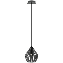 B2B Spec 203522A - 1 LT Pendant w/ Matte Black Finish & Matte Black Exterior & Silver Interior Metal Geometric Shade