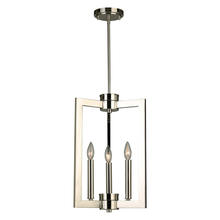 B2B Spec 203671A - 3x60W Pendant w/ Polished Nickel Finish