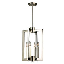 B2B Spec 203672A - 4x60W Pendant w/ Polished Nickel Finish