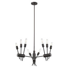 B2B Spec 203722A - 9x60W Pendant w/ Bronze Finish