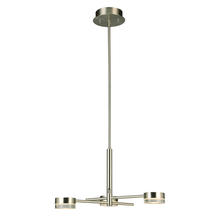 B2B Spec 203967A - 3x18W LED Chandelier w/ Brushed Nickel Finish