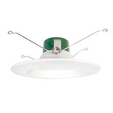 B2B Spec 203972A - 1 LT Integrated LED Retro Fit Recessed Ceiling Light w/ White Finish