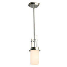 B2B Spec 203981A - 1 LT Mini Pendant w/ Chrome Finish & Frosted Opal Glass Shades