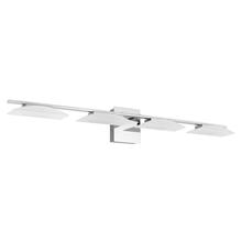 B2B Spec 204045A - 4 LT Integrated LED Bath/Vanity Light w/ Chrome Finish & Satin Shade