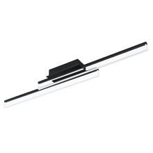 B2B Spec 204055A - 1 LT Integrated LED Ceiling Light w/ Matte Black Finish & Satin Acrylic Shade