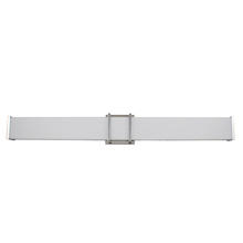 B2B Spec 204128A - 1 LT Integrated LED Bath/Vanity Light w/ Chrome Finish & White Acrylic Shade