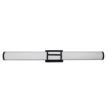 B2B Spec 204133A - LED Bath/Vanity Light w/ Matte Black Finish & White Acrylic Shade