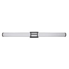 B2B Spec 204135A - 1 LT Integrated LED Bath/Vanity Light w/ Black Finish & White Acrylic Shade