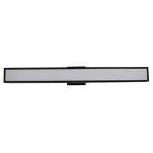 B2B Spec 204141A - 1 LT Integrated LED Bath/Vanity Light w/ Black Finish & White Acrylic Shade