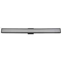 B2B Spec 204142A - 1 LT Integrated LED Bath/Vanity Light w/ Black Finish & White Acrylic Shade