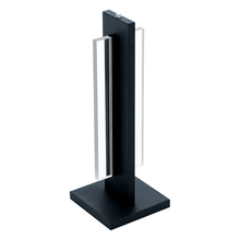 B2B Spec 204363A - 1 LT Integrated LED Table Lamp w/ Black Finish & Clear Acrylic Diffuser