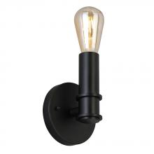 B2B Spec 204465A - 1x60W wall light with a black finish