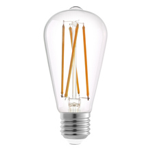 B2B Spec 204615A - 4.5W Clear LED ST19-E26/Medium (Standard) Base Bulb 500 Lumens, 3000K (10 pack) (10 pack)