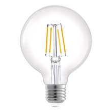 B2B Spec 204619A - 7.5W Clear LED G25-E26/Medium Standard Bulb Base 800 Lumens, 3000K (10 pack) (10 pack)