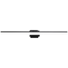 B2B Spec 205072A - 1 LT Integrated LED Bath/Vanity Light w/ Black Finish & Clear Acrylic Shade