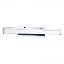B2B Spec 205128A - Integrated LED Bath/Vanity Light with a Chrome Finish and White Acrylic Shade 24.5W