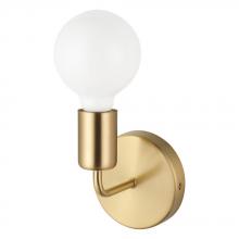 B2B Spec 205334A - 1 LT Open Bulb Wall Light with a Brushed Gold Finish 1-60W E26 Bulbs