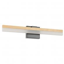 B2B Spec 205525A - Integrated LED Bath/Vanity Light With a Natural Wood Finish 10.5W Integrated LED