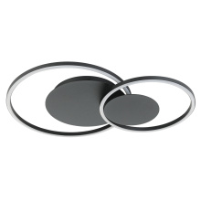 B2B Spec 205749A - 2 LT Integrated LED Ceiling Light w/ a Structured Black Finish