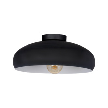B2B Spec 206012A - Mogano - 1 LT Metal Dome Ceiling Light