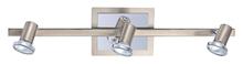 B2B Spec 20939A - 3X50W Track Light w/ Matte Nickel & Chrome Finish