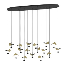 B2B Spec 390343A - Dracera - 17 LT Linear Pendant