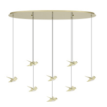 B2B Spec 390397A - Paratebueno - 8 LT Oval Cascade Pendant