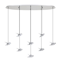 B2B Spec 390401A - Paratebueno - 8 LT Oval Cascade Pendant