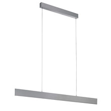B2B Spec 39267A - 1 LT Integrated LED Linear Pendant w/ Brushed Aluminum Finish & White Diffuser