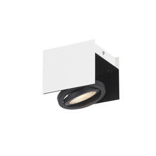 B2B Spec 39315A - 1X4.5W LED Track Light w/ White Exterior and Black Interior Finish