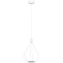 B2B Spec 39319A - 2 LT LED Pendant w/ White Finish & White Metal Shade