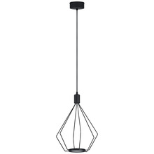 B2B Spec 39321A - 2 LT LED Pendant w/ Black Finish & Black Metal Shade