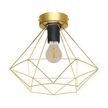 B2B Spec 43678A - Tarbes - Geometic Ceiling Light with a Brushed Brass Finish 1-15W E26 LED
