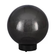 B2B Spec 48974 - Solar LED Spike Outdoor Path Light with Black Finish and Black Transparent Plastic Shade