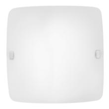 B2B Spec 83242A - 1 LT Square Ceiling Light w/ Matte Nickel Finish & Satin Glass