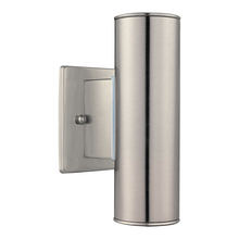 B2B Spec 84002A - 2 LT Up/Down Outdoor Wall Light w/ Stainless Steel Finish