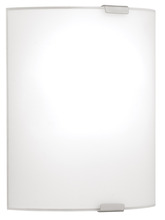 B2B Spec 84026A - 1 LT Wall Light w/ Chrome Finish & Satin Glass Shade
