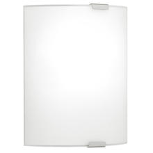 B2B Spec 84028A - 1 LT Wall Light w/ Chrome Finish & Satin Glass Shade