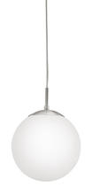 B2B Spec 85261A - 1 LT Pendant w/ a Matte Nickel Finish & Opal Glass Shade