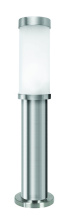 B2B Spec 86248A - 1 LT Outdoor Path Light w/ Matte Nickel Finish & Opal Frosted Glass