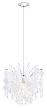 B2B Spec 91046A - 1 LT Chandelier w/ a Chrome Finish & Glitter Teflon Glass & Crystals