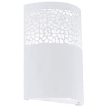 B2B Spec 91416A - 1 LT Wall Light w/ White Finish & White Metal Shade