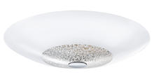 B2B Spec 92713A - 3x75W Ceiling Light w/ Chrome Finish & White Coated Glass w/ Clear Crystals