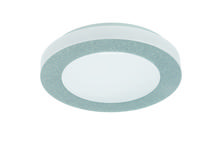 B2B Spec 93507A - 1x11W LED Ceiling Light w/ Iridescent Finish & White Plastic Glass