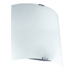 B2B Spec 94599A - 1 LT Integrated LED Wall Light w/ Silver Finish & White Glass Shade
