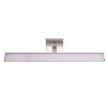 B2B Spec 94615A - 3x3.2W LED Vanity Light w/ Matte Nickel Finish & White Acrylic Shade