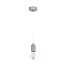 B2B Spec 95522A - Silvares - Single Light Open Bulb Mini Pendant, Grey Concrete Finish