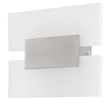 B2B Spec 96043A - 1 LT LED Wall Light w/ Matte Nickel Finish & Satin Acrylic Shade